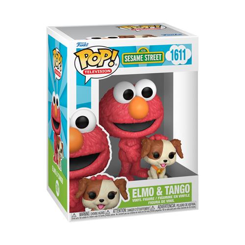 SESAME STREET - POP & BUDDY FUNKO VINYL FIGURE 1611 ELMO & TANGO 9CM