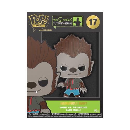 THE SIMPSONS: TREEHOUSE OF HORROR - POP LARGE PIN ENAMEL 17 BART W/CHASE REGULAR