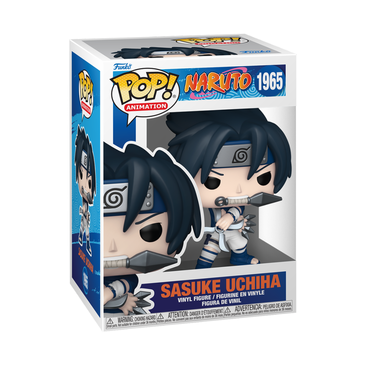 NARUTO: SHIPPUDEN - POP FUNKO VINYL FIGURE 1965 SASUKE 9CM