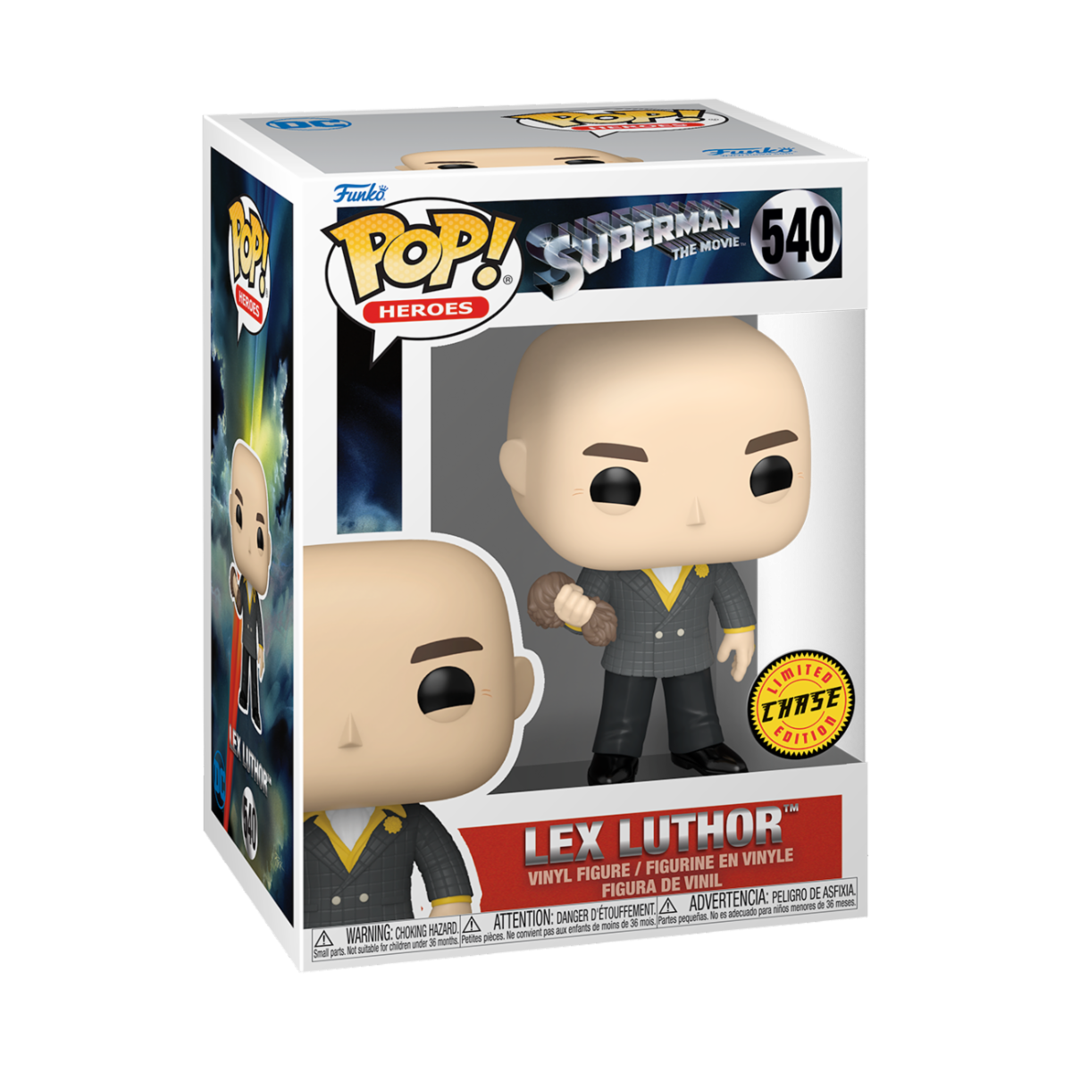 DC COMICS: SUPERMAN (1978) - POP FUNKO VINYL FIGURE 540 LUTHOR CHASE 9CM