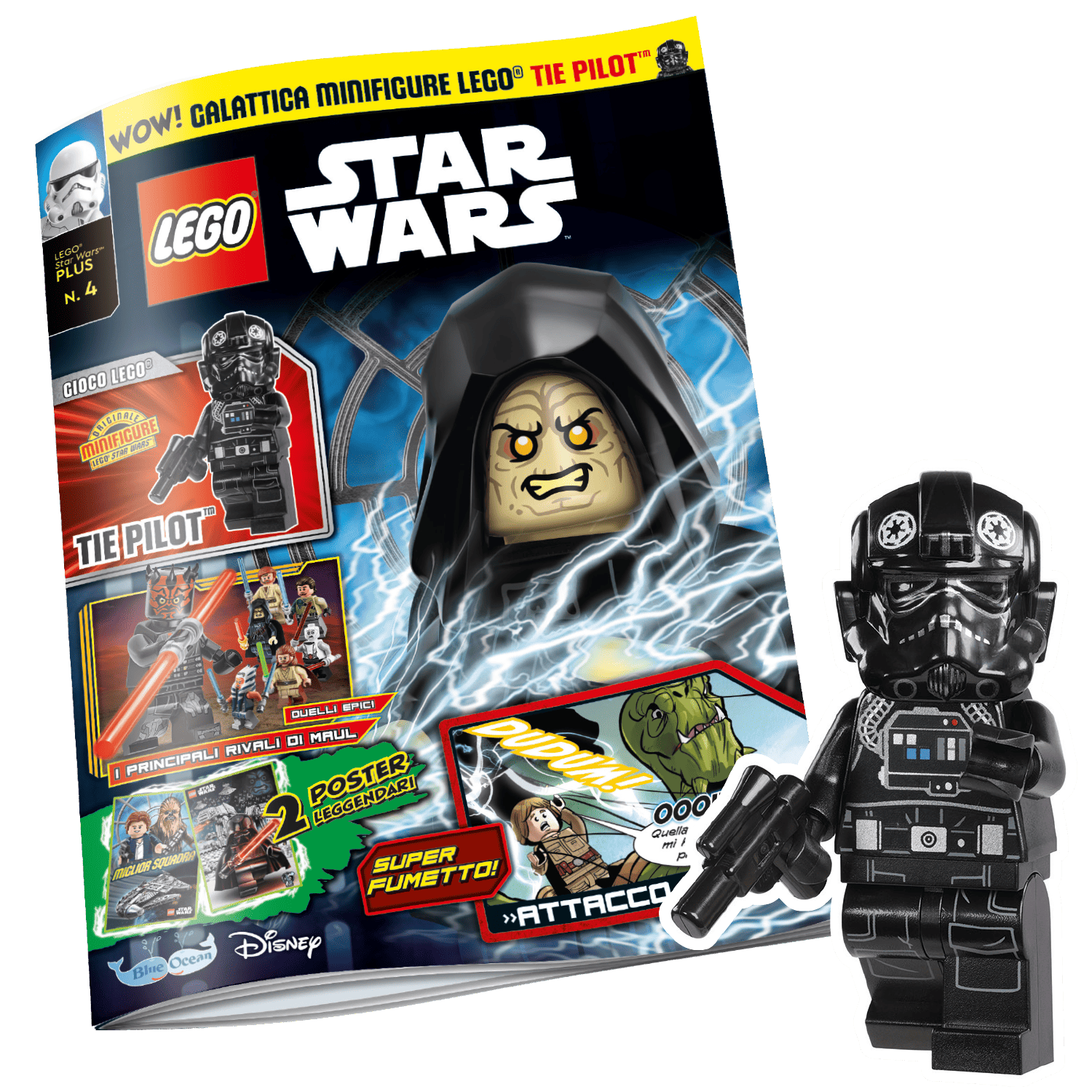 LEGO STAR WARS PLUS N.4 - TIE PILOT