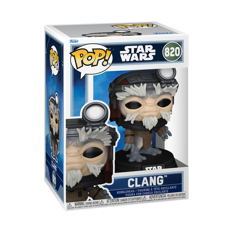 STAR WARS: MANDALORIAN & GROGU (2026) S2 - POP FUNKO VINYL FIGURE 820 CLANG 9CM
