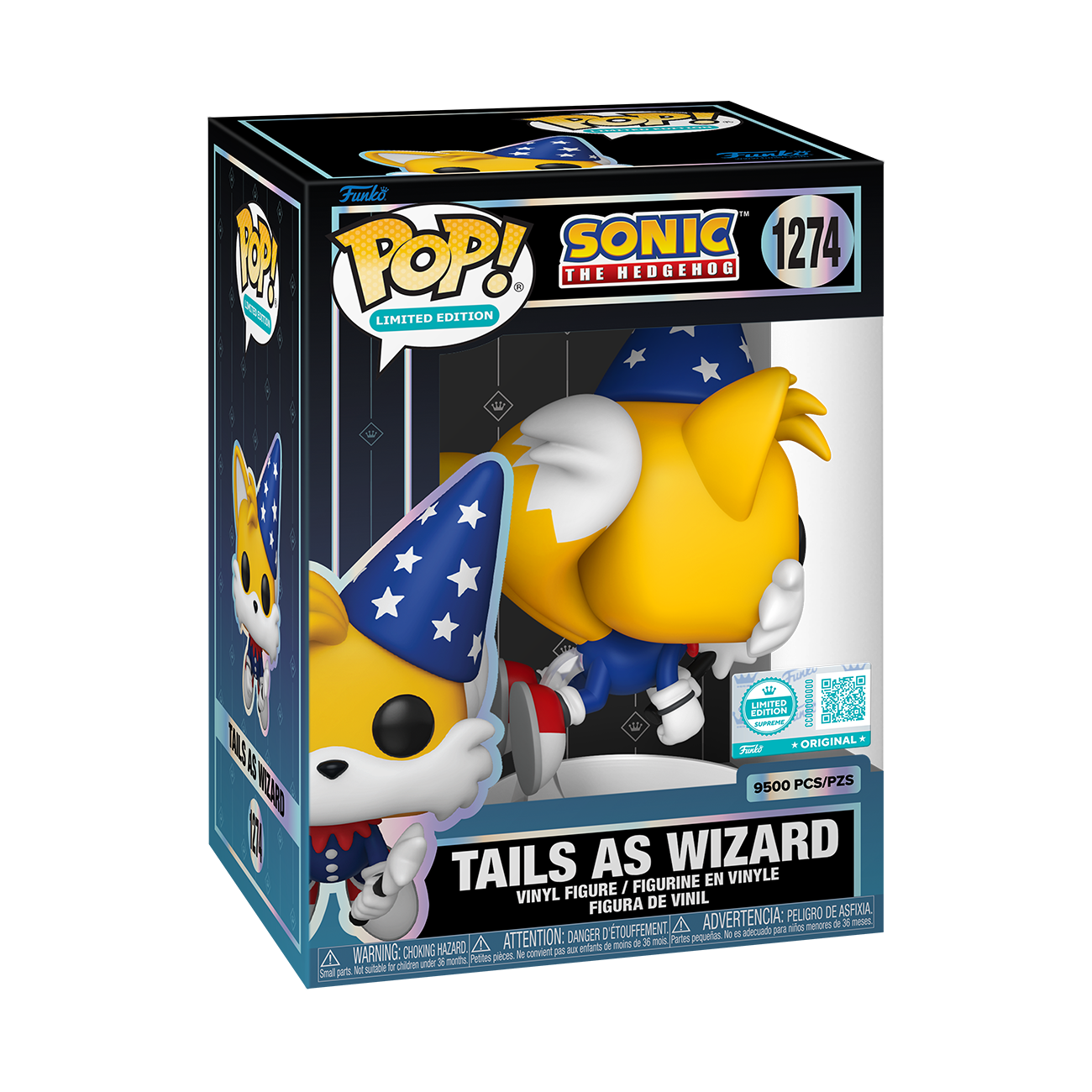 SONIC - POP FUNKO VINYL FIGURE - TAILS AS WIZARD 9CM FUNSIDE EXCL