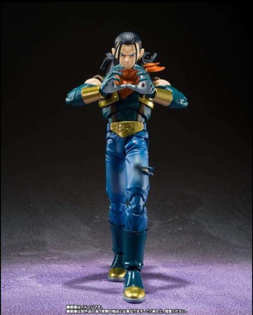 99351 - DRAGON BALL GT - SH FIGUARTS - SUPER ANDROID 17 - ACTION FIGURE 15.5CM