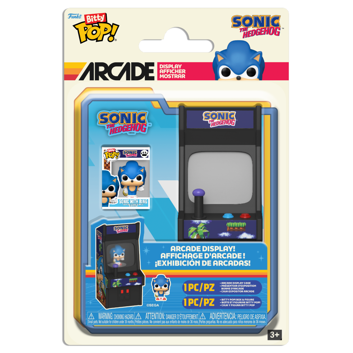 SONIC THE HEDGEHOG - POP FUNKO BITTY ARCADE VINYL FIGURE - SONIC
