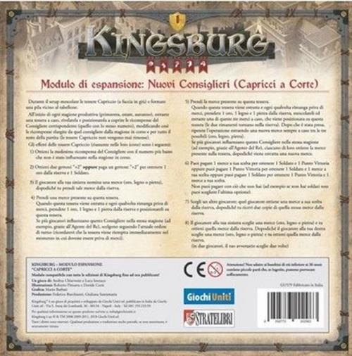 KINGSBURG - ESPANSIONE CAPRICCI A CORTE