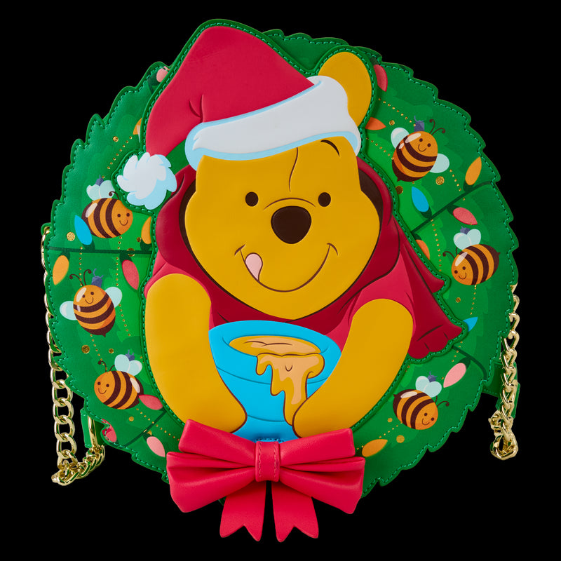 DISNEY - WINNIE THE POOH - BORSA A TRACOLLA - STUCK IN WREATH