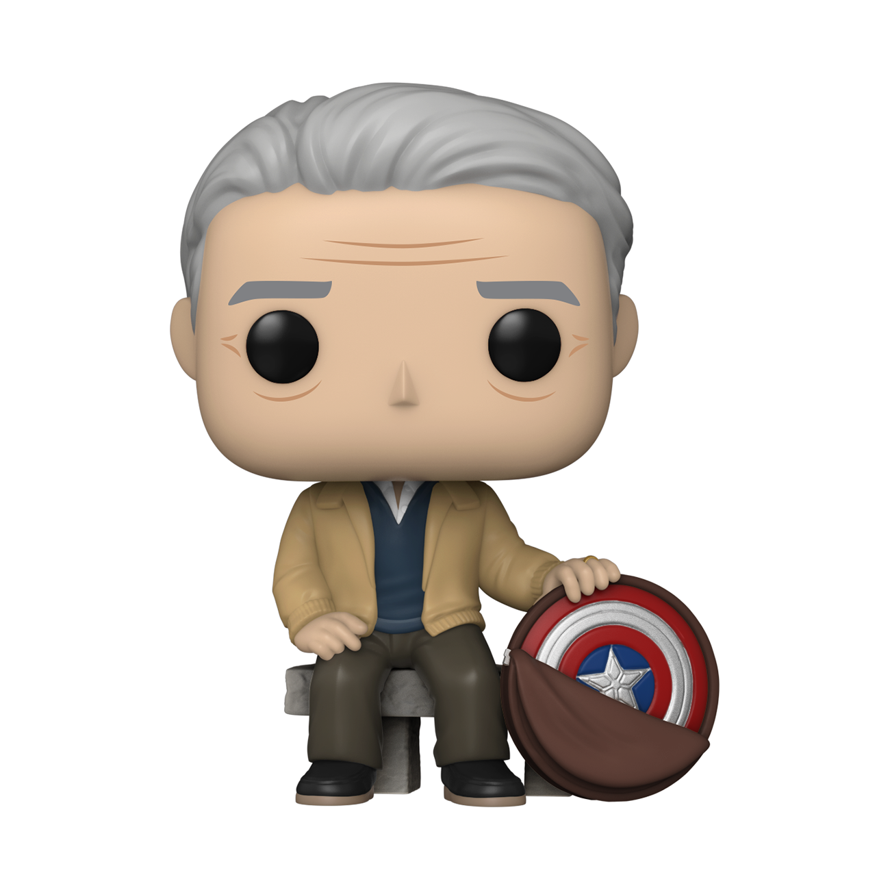 MARVEL: AVENGERS ENDGAME - POP FUNKO VINYL FIGURE 915 OLD MAN STEVE 9CM