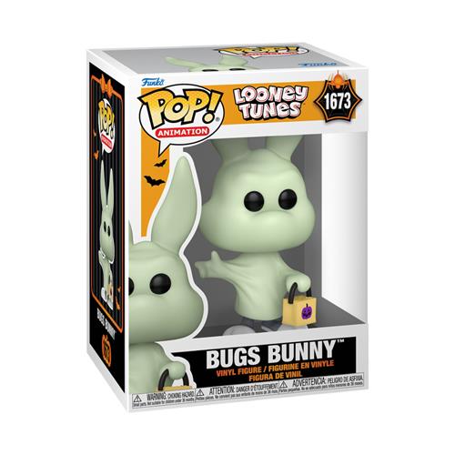 WARNER BROS: LOONEY TUNES - POP FUNKO VINYL FIGURE 1673 BUGS BUNNY (GHOST) 9CM