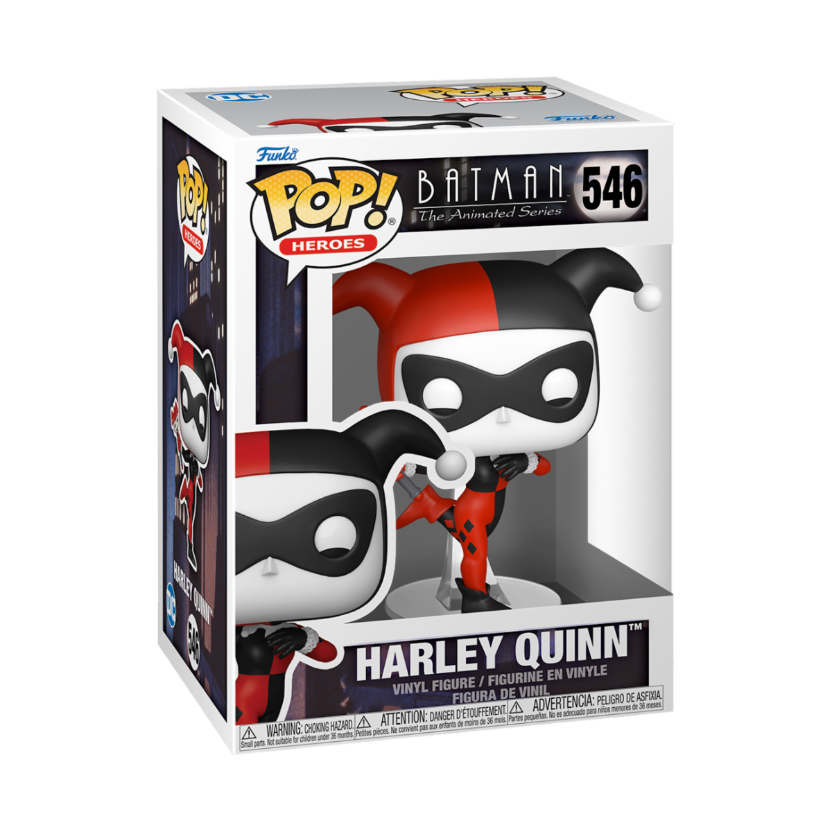 DC COMICS: BATMAN THE ANIMATED SERIES - POP FUNKO VINYL FIGURE 546 HARLEY QUINN 9CM