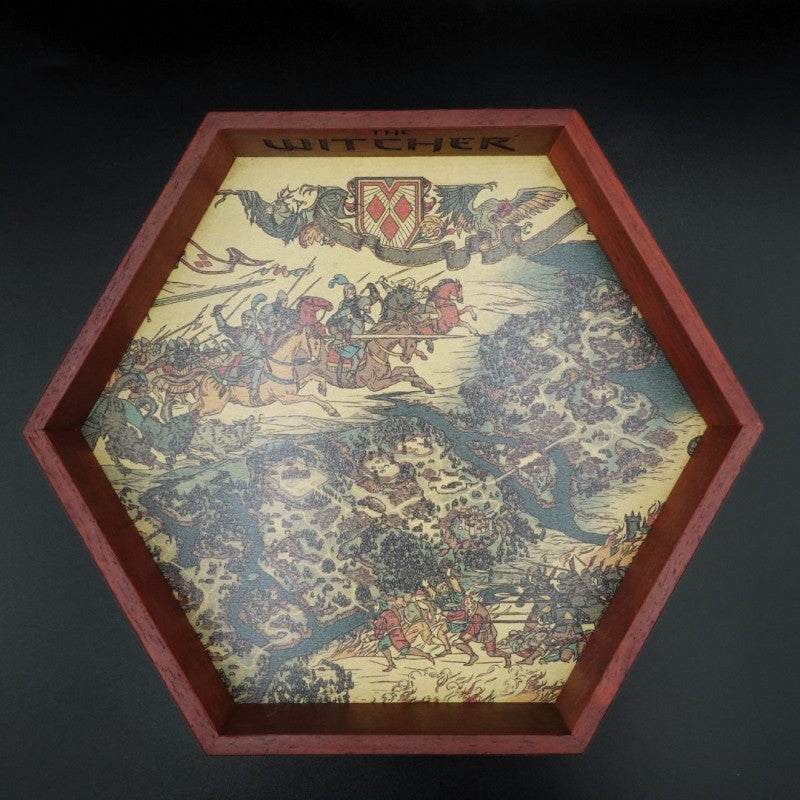WAWDT01 - WOODEN DICE TRAY: THE WITCHER