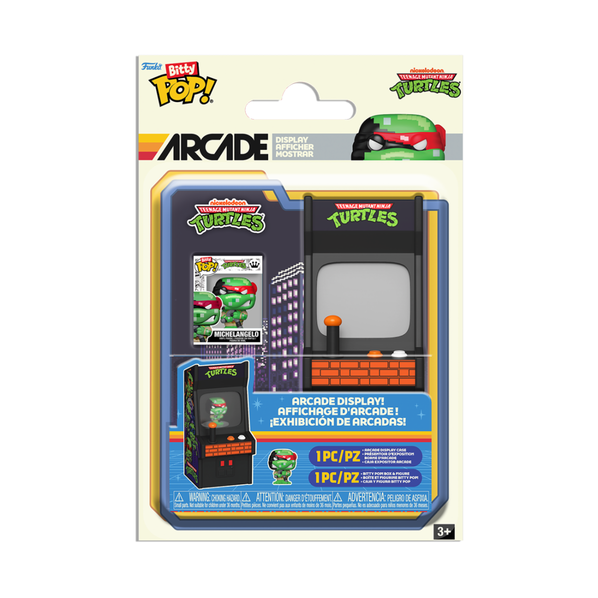TMNT - POP FUNKO BITTY ARCADE VINYL FIGURE - TEENAGE MUTANT NINJA TURTLES
