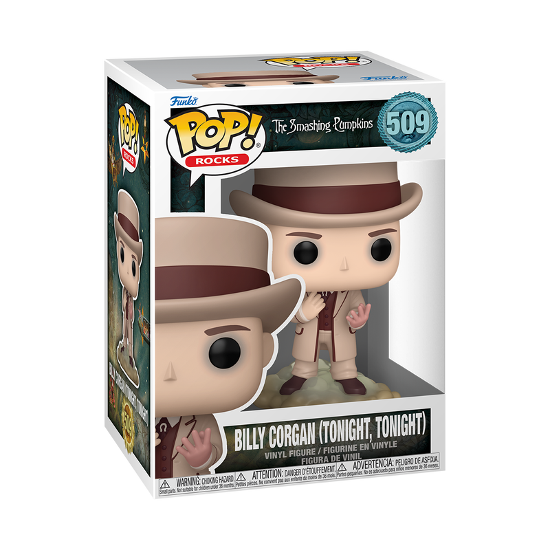THE SMASHING PUMPKINS - POP FUNKO VINYL FIGURE - BILLY CORGAN (TONIGHT, TONIGHT) 9CM