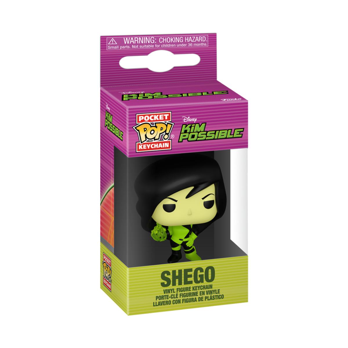 KIM POSSIBLE - KEYCHAIN - SHEGO 4CM