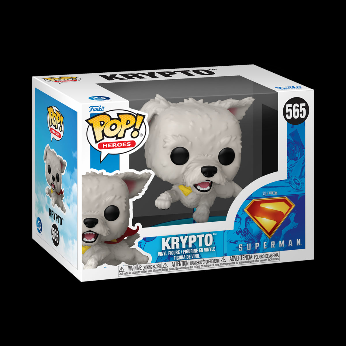 DC COMICS: SUPERMAN (2025) - POP FUNKO VINYL FIGURE 565 KRYPTO 9CM
