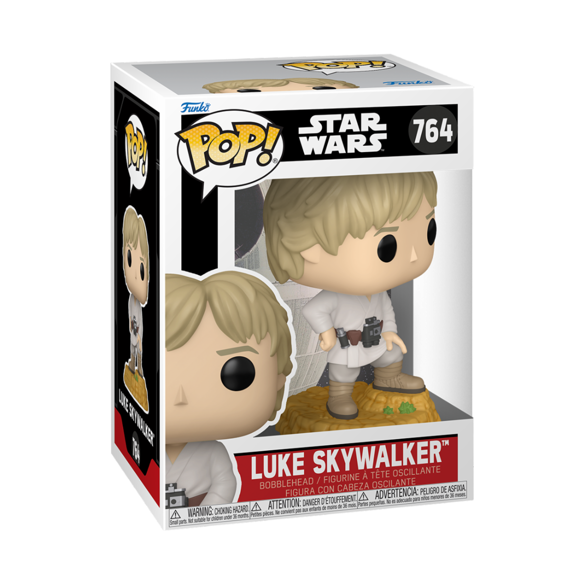 STAR WARS - POP FUNKO VINYL FIGURE - LUKE SKYWALKER BS 9CM