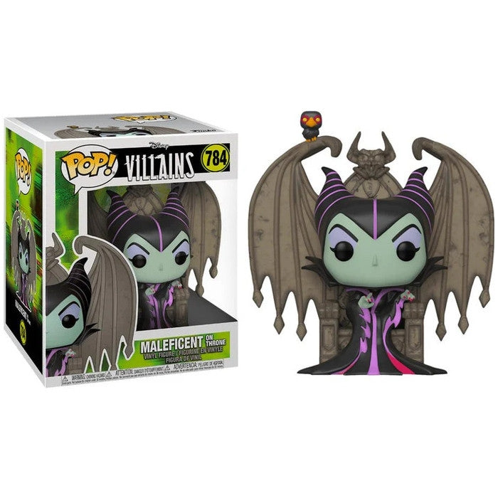 DISNEY: DELUXE VILLAINS - POP FUNKO VINYL FIGURE 784 MALEFICENT IN THRONE 15CM