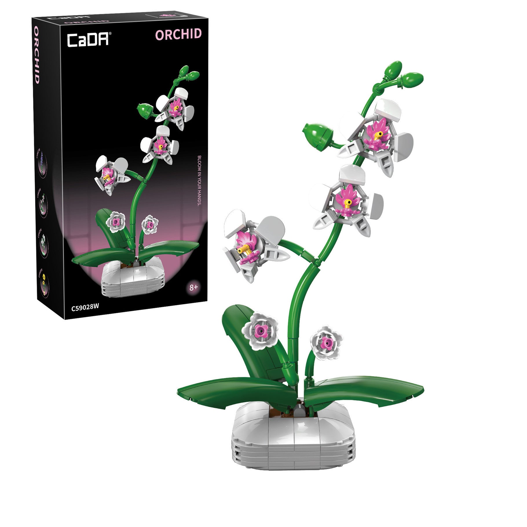 DBLC59028W - CADA - FLOWERS - ORCHIDS - 197 PCS