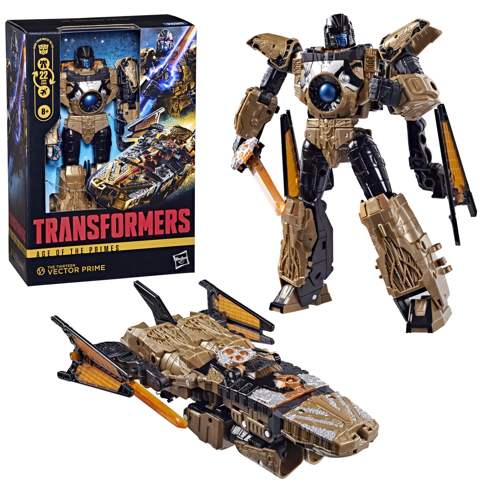 TRANSFORMERS - AGE OF THE PRIMES - VOYAGER CLASS - VECTOR PRIME DEI TREDICI - ACTION FIGURE 18CM