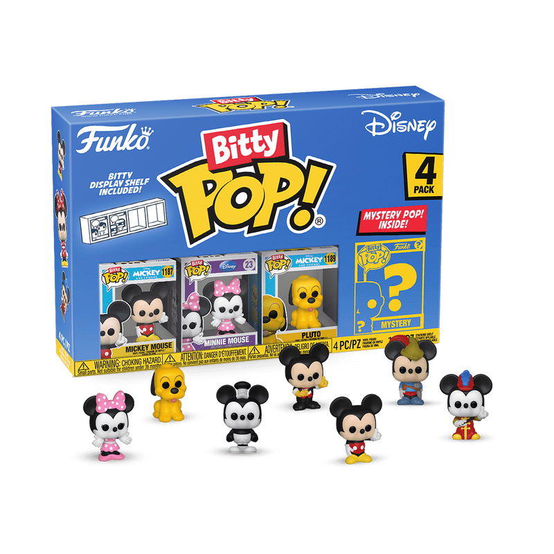 71319 - DISNEY - FUNKO BITTY POP VINYL FIGURE - MICKEY (4PK)