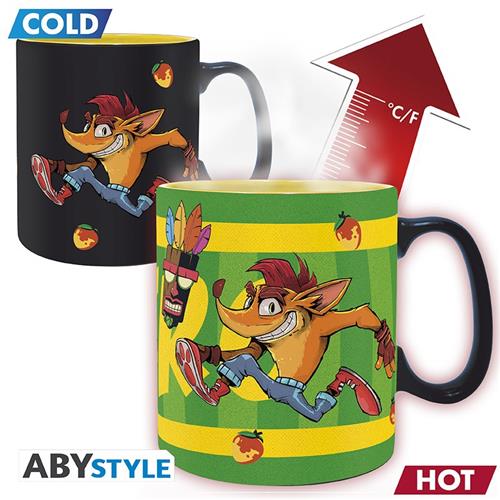 ABYMUGA032 - CRASH BANDICOOT - TAZZA HEAT CHANGE 460ML - NITRO