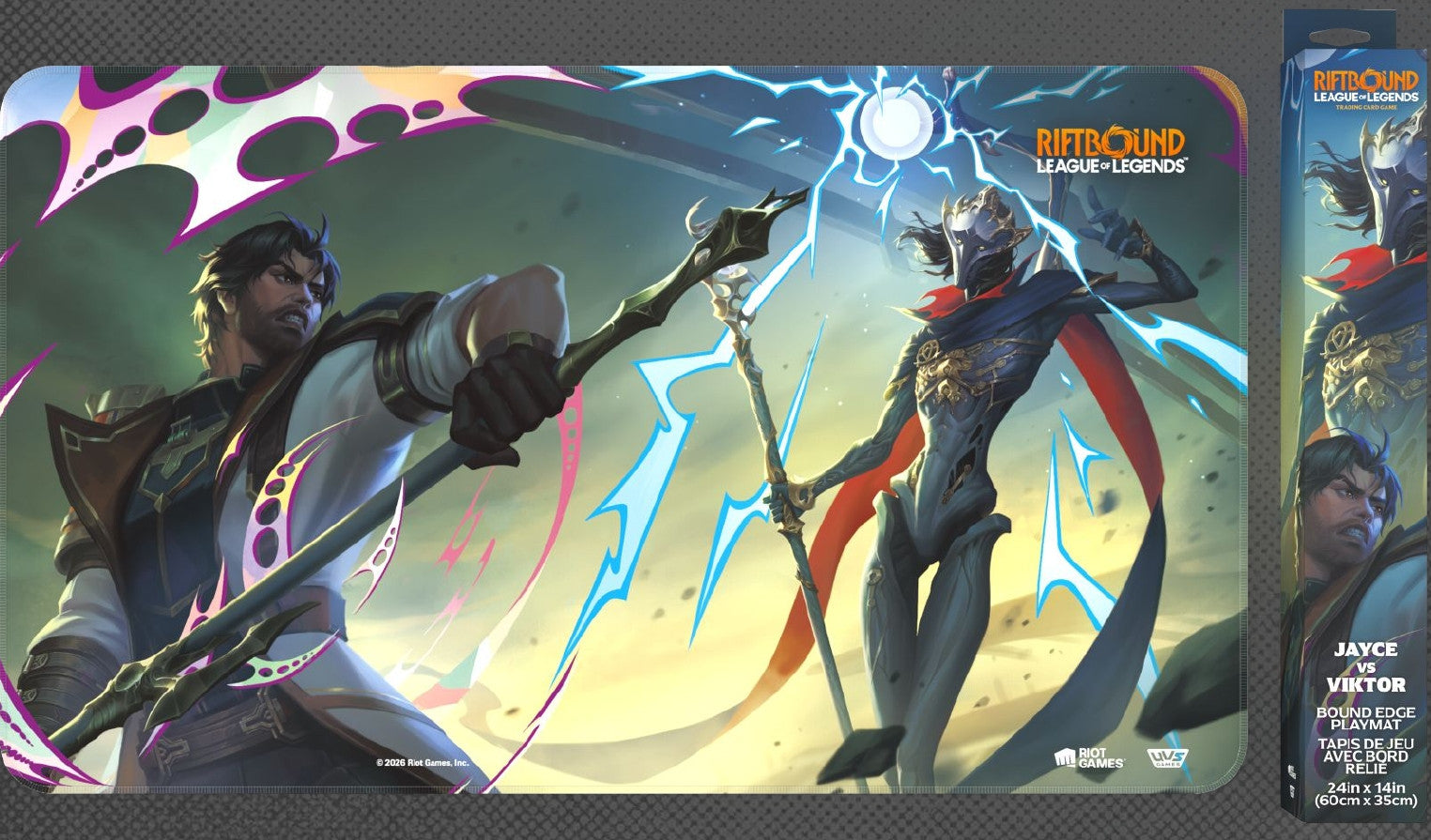 RIFTBOUND - LEAGUE OF LEGENDS - VENDETTA - PLAYMAT - JAYCE VS VIKTOR