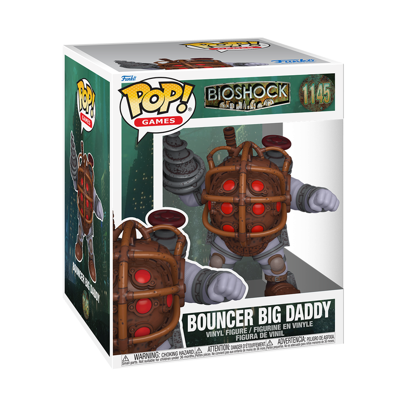 BIOSHOCK S3 - POP FUNKO SUPER VINYL FIGURE 1145 BOUNCER BIG DADDY 15CM