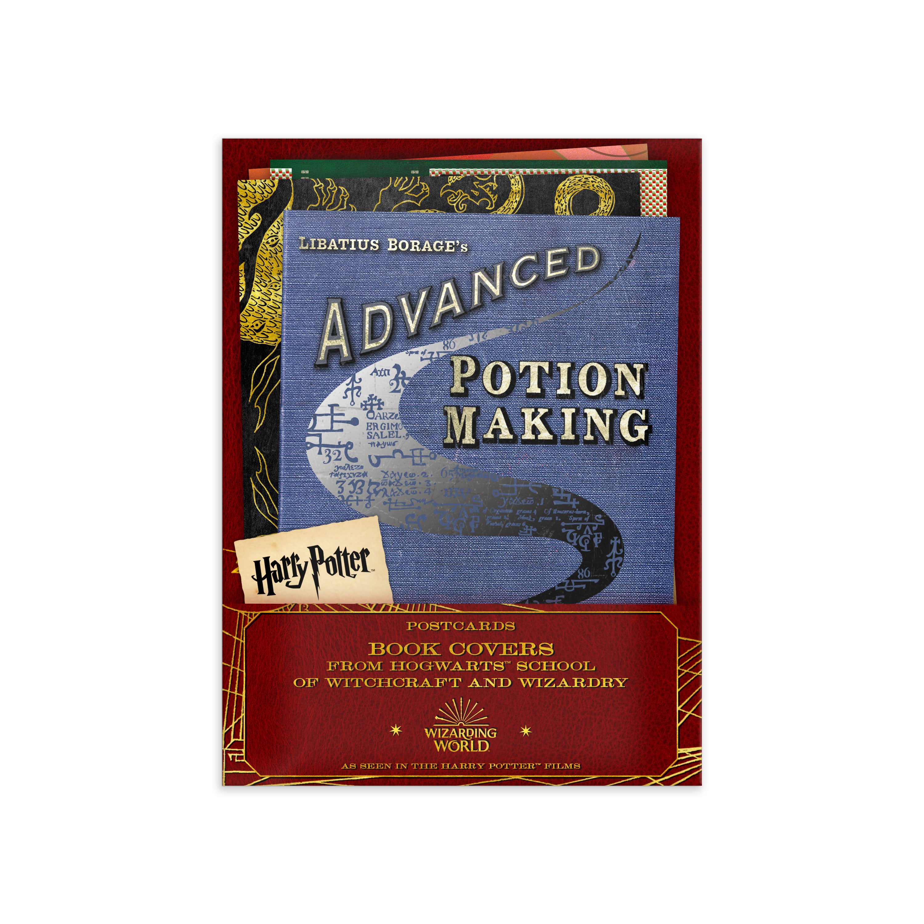 HPC04 - WIZARDING BOOKS: HOGWARTS SCHOOL OF WITCHCRAFT & WIZARDRY - POSTCARD