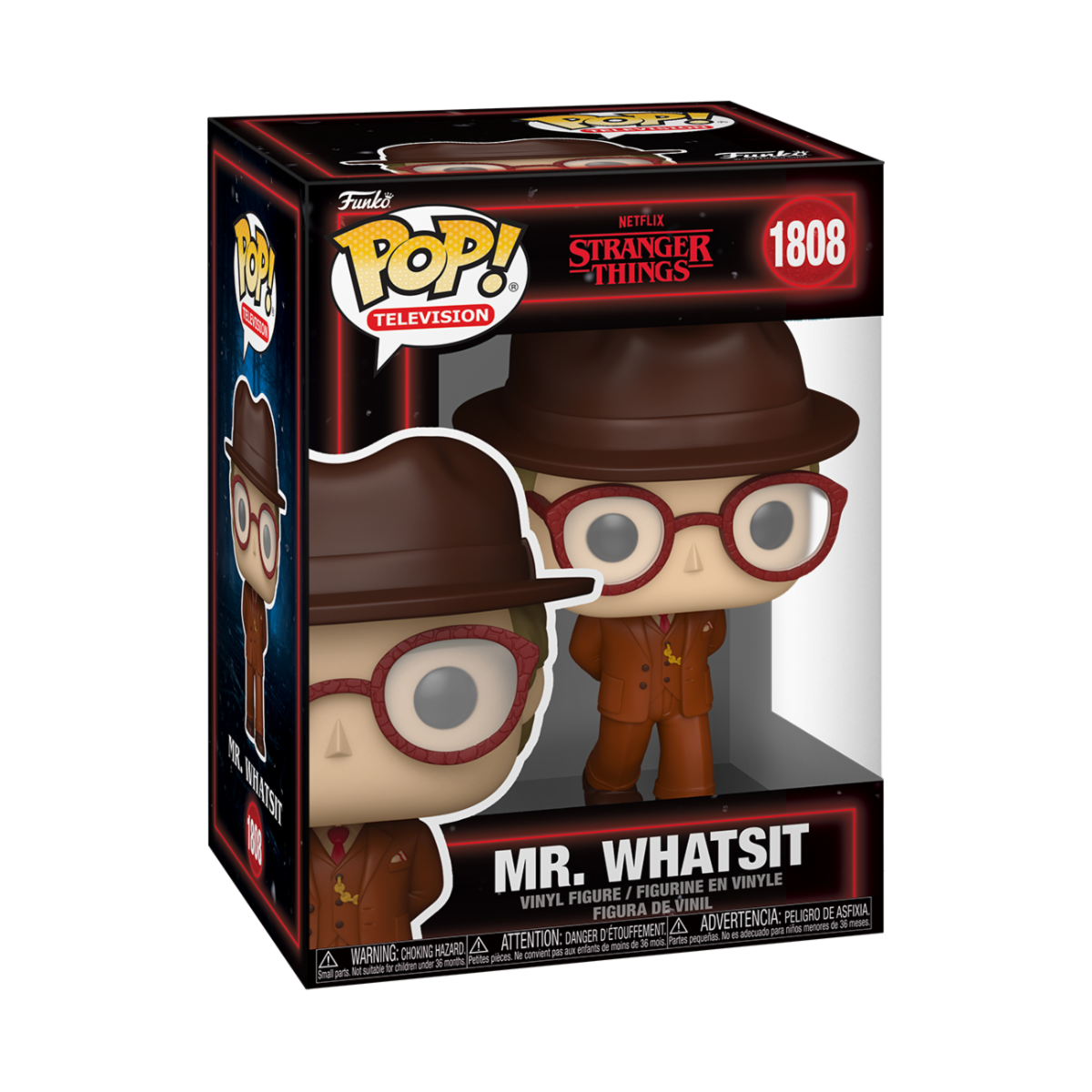 STRANGER THINGS S5 S2 - POP FUNKO VINYL FIGURE 1808 MR. WHATSIT 9CM