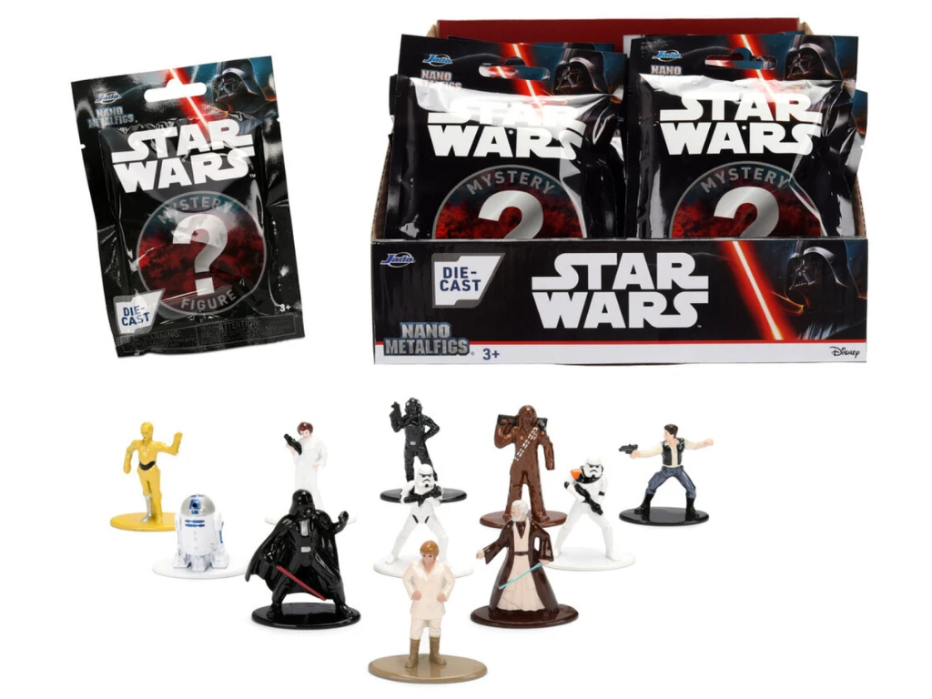 STAR WARS - BLIND BAG SERIES 1 ASSORTMENT (24 PZ) - FIGURES 4CM