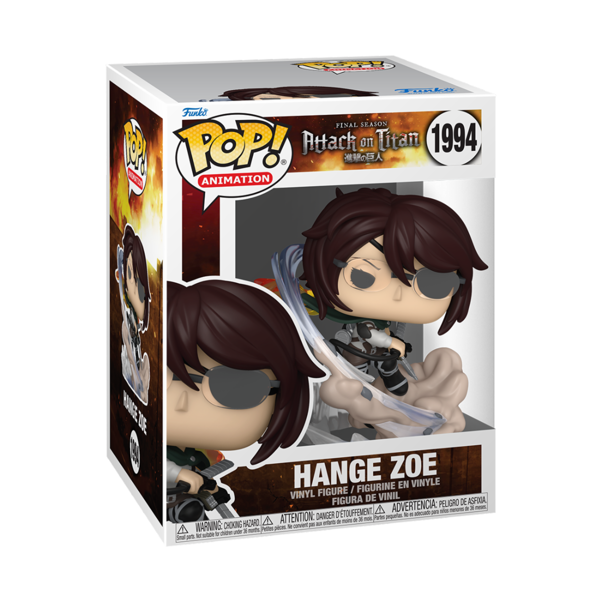 ATTACK ON TITAN - POP FUNKO PREMIUM VINYL FIGURE 1994 HANGE ZOE 9CM