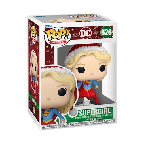 DC COMICS: HOLIDAY - POP FUNKO VINYL FIGURE 526 SUPERGIRL 9CM
