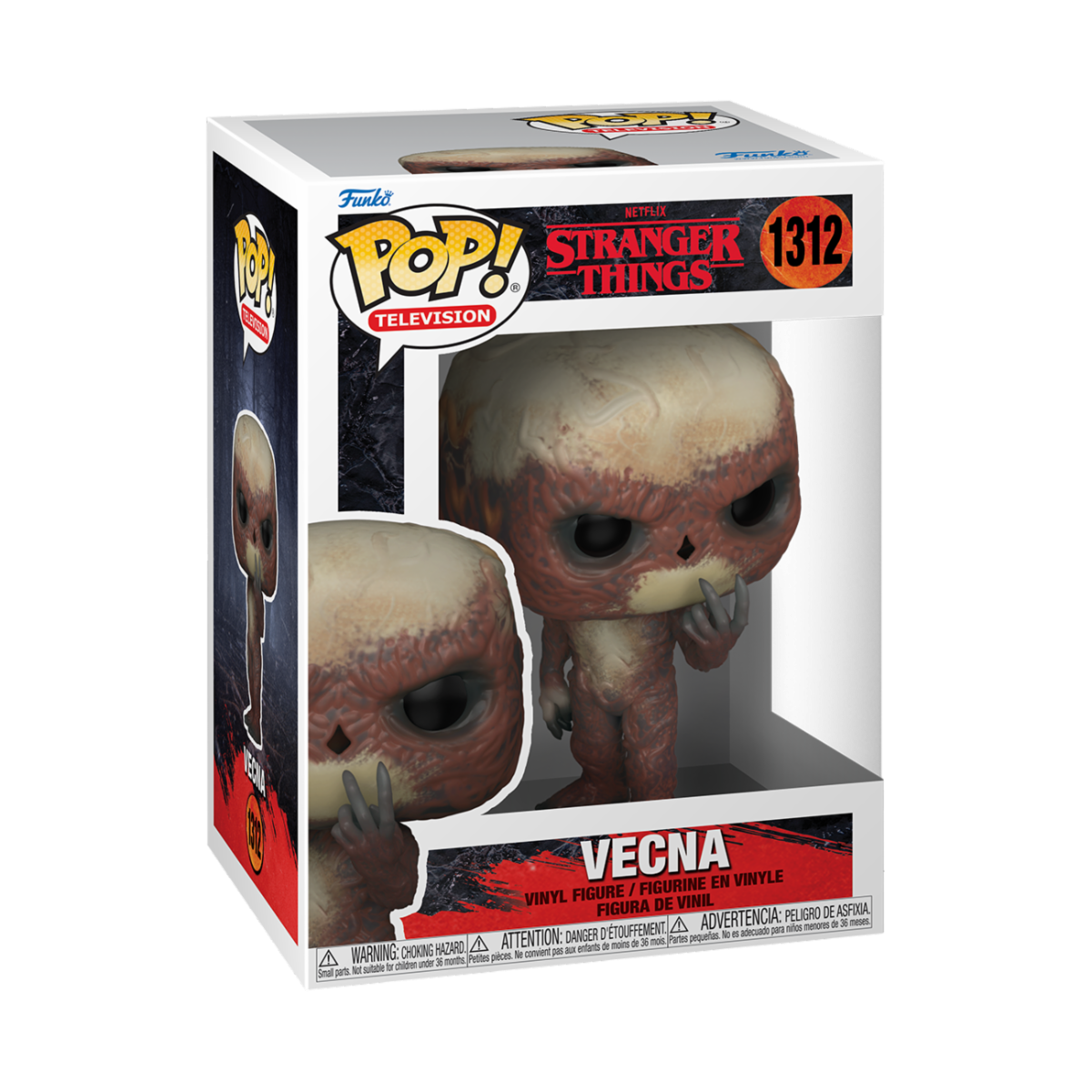 STRANGER THINGS: S4 - POP FUNKO VINYL FIGURE 1312 VECNA POINTING 9CM