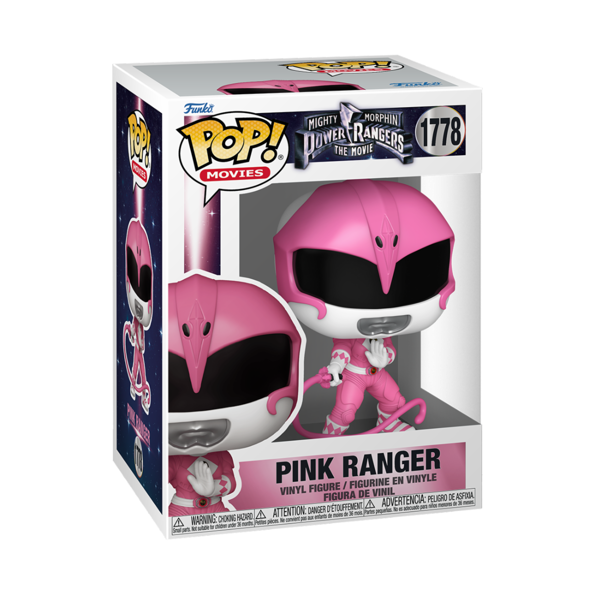 MIGHTY MORPHIN POWER RANGER: THE MOVIE - POP FUNKO VINYL FIGURE 1778 PINK RANGER 9CM