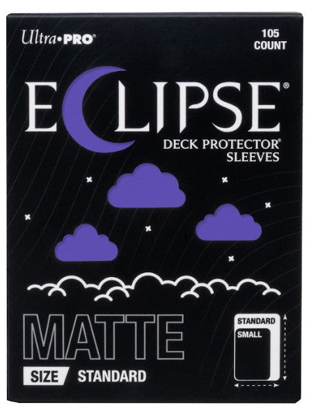 16686 - 105 ECLIPSE DECK PROTECTOR SLEEVES - STANDARD - MATTE - ROYAL PURPLE