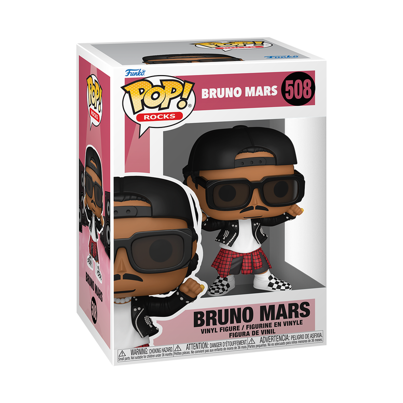 BRUNO MARS - POP FUNKO VINYL FIGURE 508 BRUNO MARS (APT.) 9CM