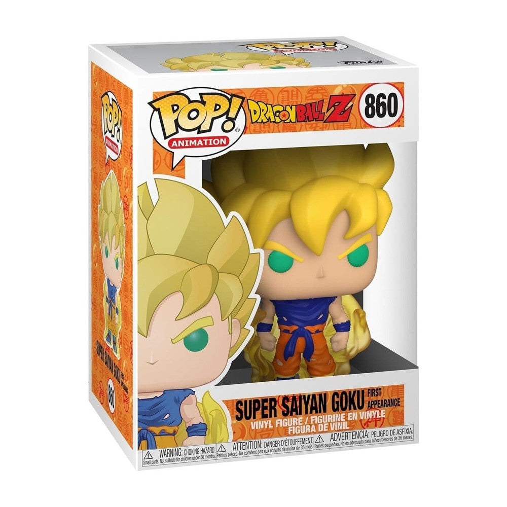 DRAGON BALL Z - POP FUNKO VINYL FIGURE 860 SS GOKU (FIRST APPEARANCE) 9CM