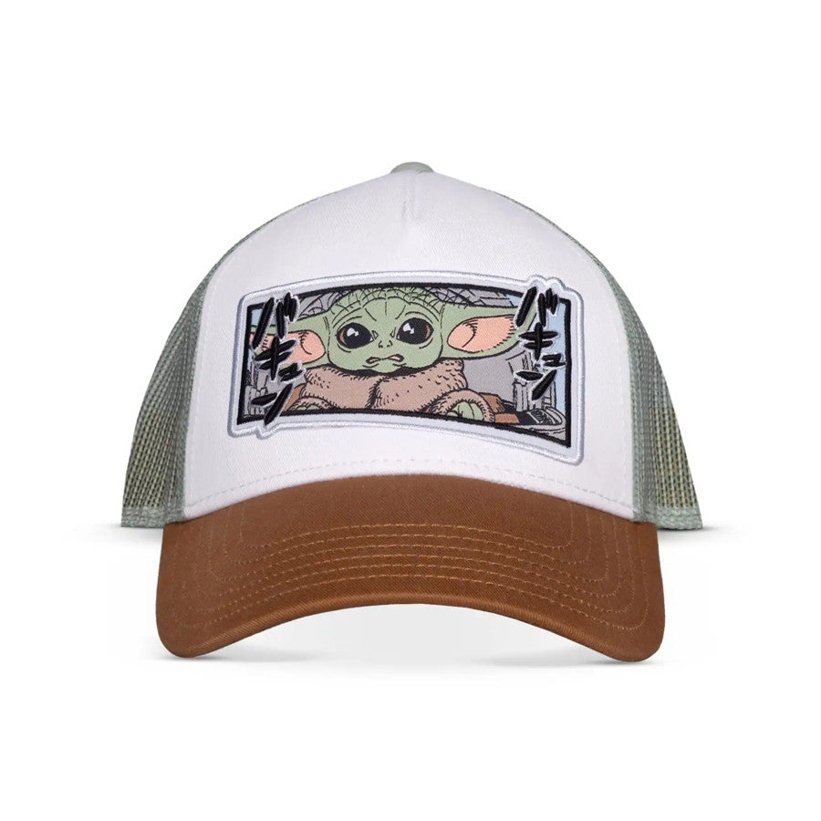 TC107331STW - THE THE MANDALORIAN AND GROGU - TRUCKER CAP