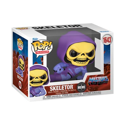 HE-MAN AND THE MASTERS OF THE UNIVERSE - POP FUNKO MEME VINYL FIGURE 1643 SKELETOR 9CM