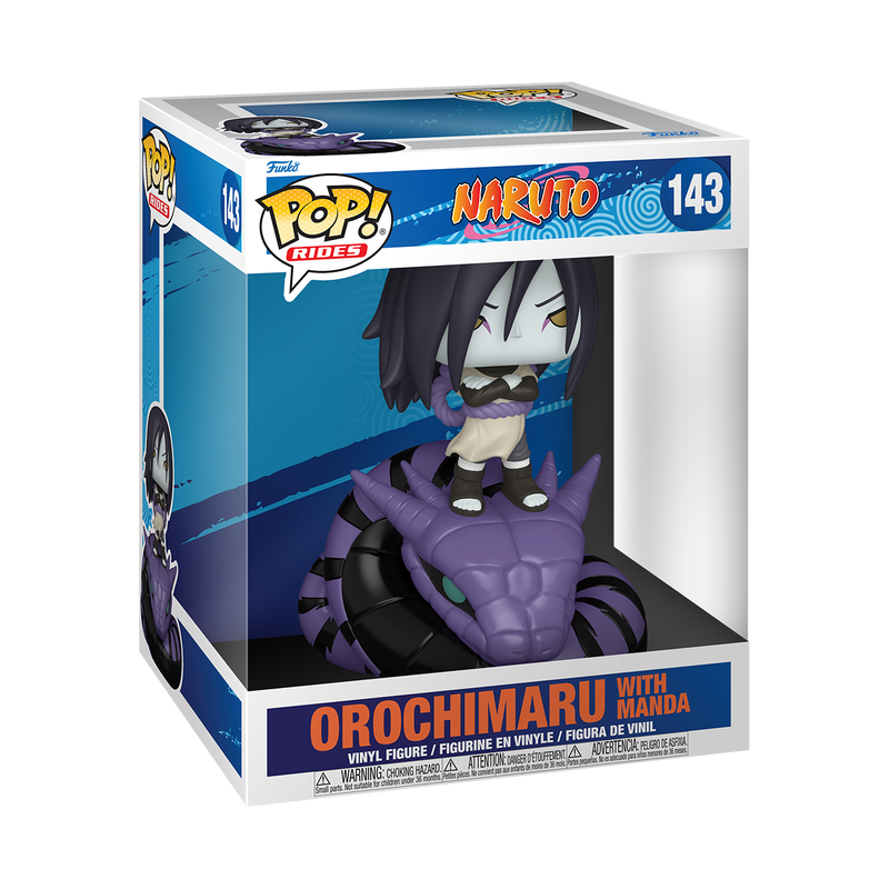 NARUTO CLASSIC S2 - POP FUNKO RIDE VINYL FIGURE 143 OROCHIMARU WITH MANDA 15CM