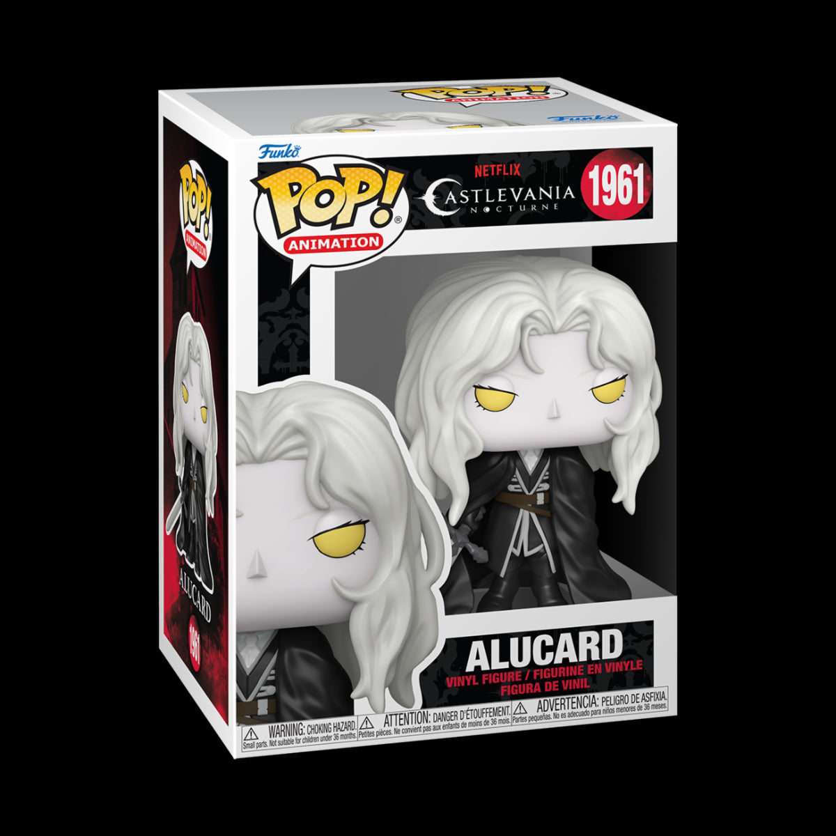 CASTLEVANIA: NOCTURNE - POP FUNKO VINYL FIGURE 1961 ALUCARD 9CM