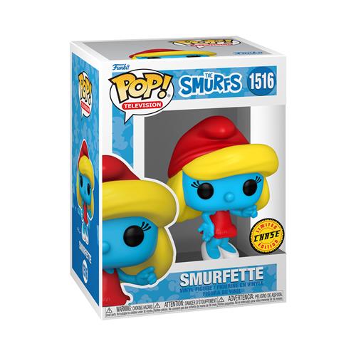 SMURFS - POP FUNKO VINYL FIGURE 1516 SMURFETTE CHASE 9CM