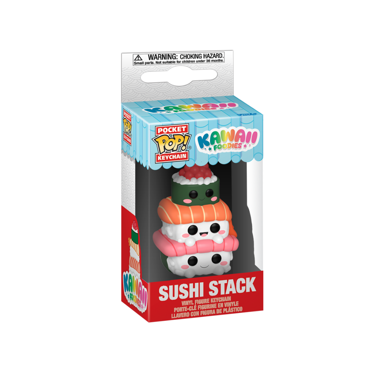 KAWAII FOODIES - KEYCHAIN - SUSHI STACK 4CM