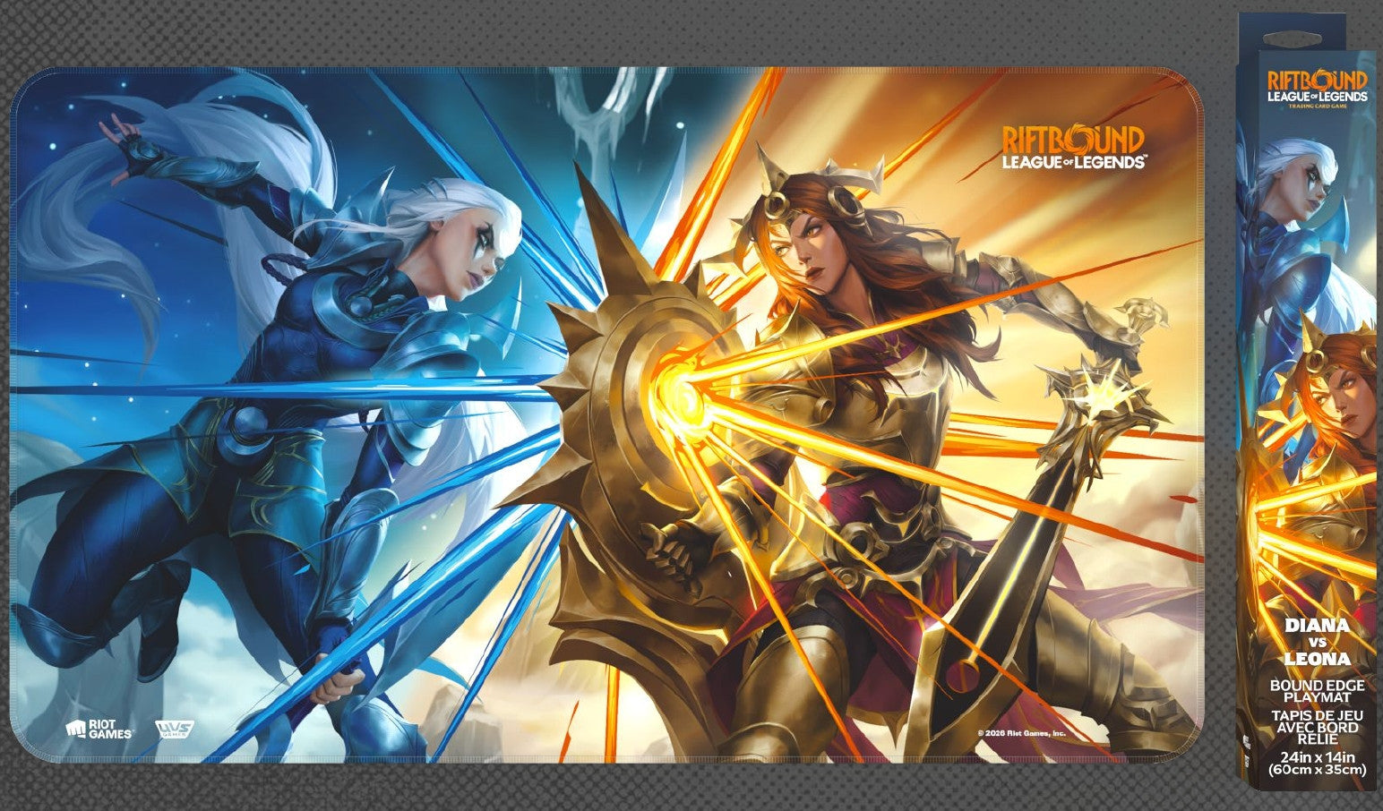 RIFTBOUND - LEAGUE OF LEGENDS - VENDETTA - PLAYMAT - DIANA VS LEONA