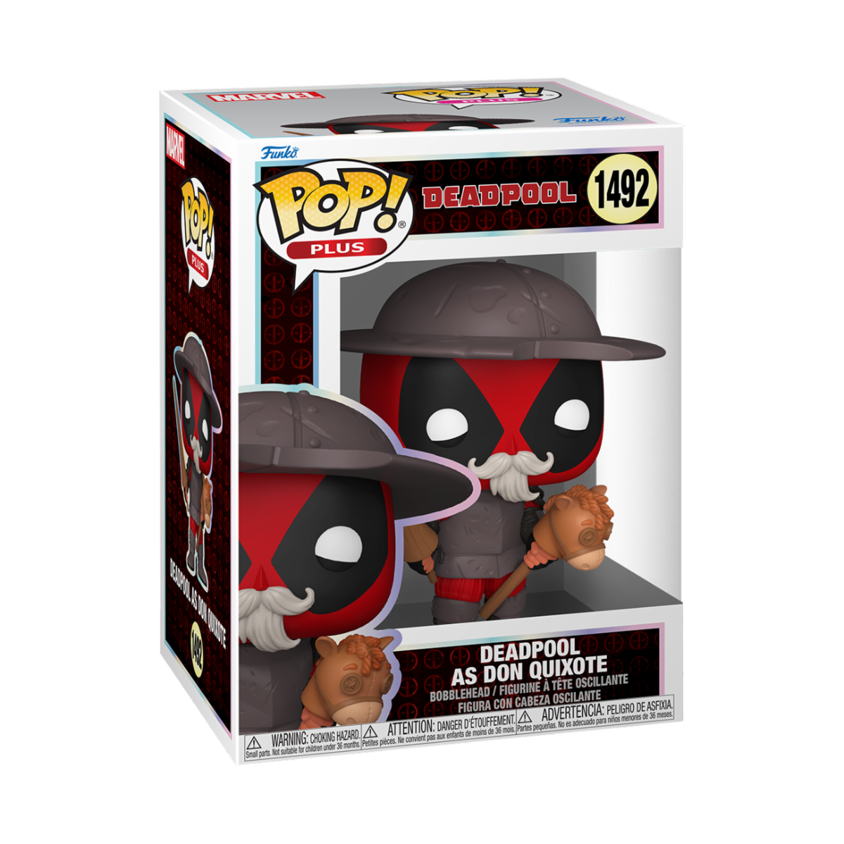 MARVEL: DEADPOOL - LITERARY CLASSIC - POP FUNKO PLUS VINYL FIGURE 1492 DEADPOOL DON QUIXOTE 9CM