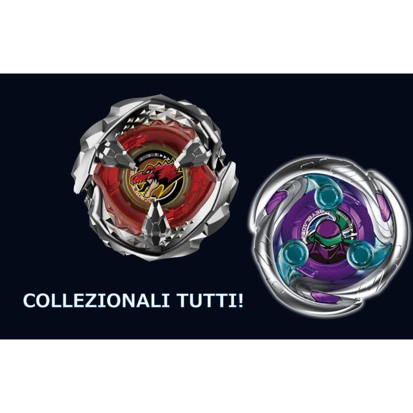 BEYBLADE-X - DUAL PACK - WAVE 1 - PEZZO SINGOLO - GALE WYVERN & TAIL VIPER