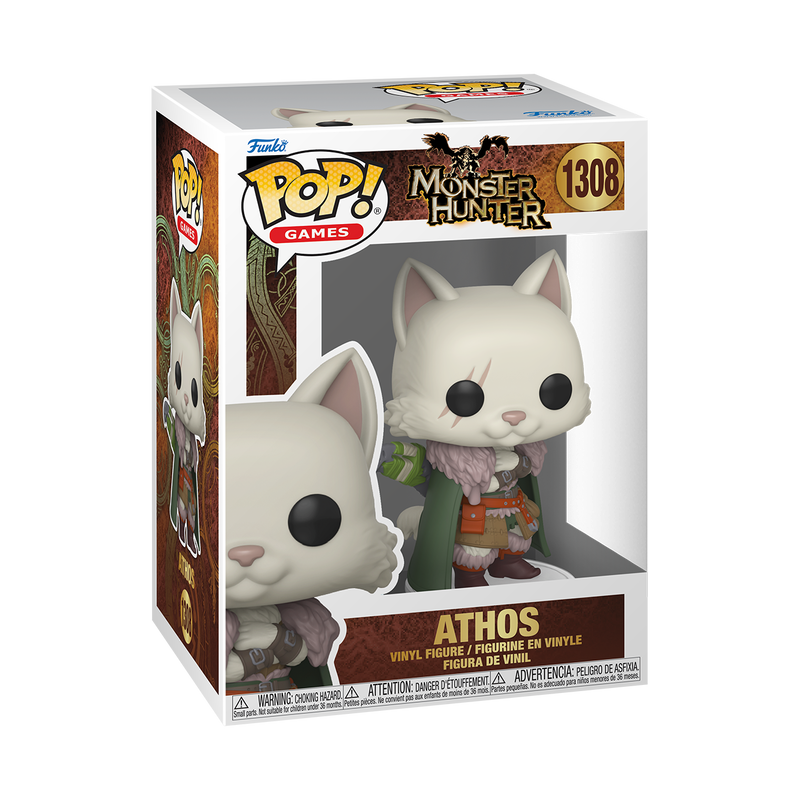 MONSTER HUNTER WILDS S1 - POP FUNKO VINYL FIGURE 1308 ATHOS 9CM