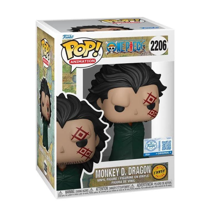 ONE PIECE - POP FUNKO VINYL FIGURE 2206 MONKEY D.DRAGON CHASE 9CM FUNSIDE EXCL