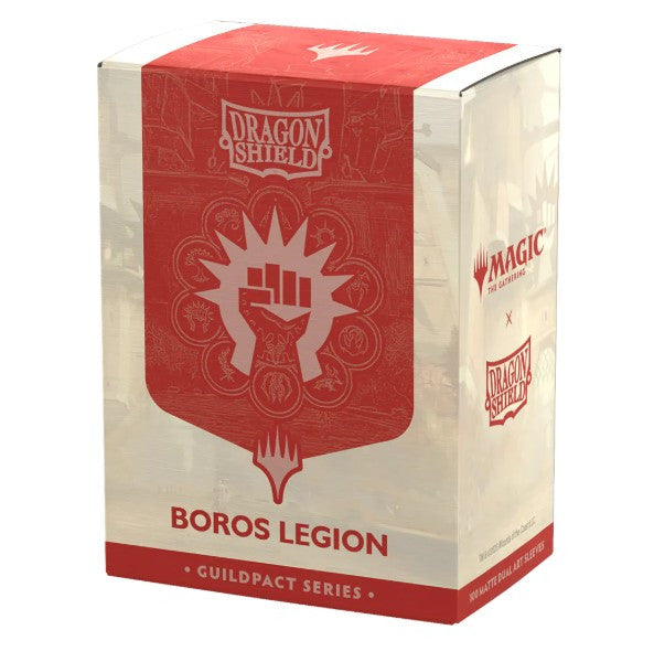 AT-16508 - 100 BUSTINE STANDARD - MATTE DUAL ART SLEEVES - GUILDPACK SERIES - BOROS LEGION