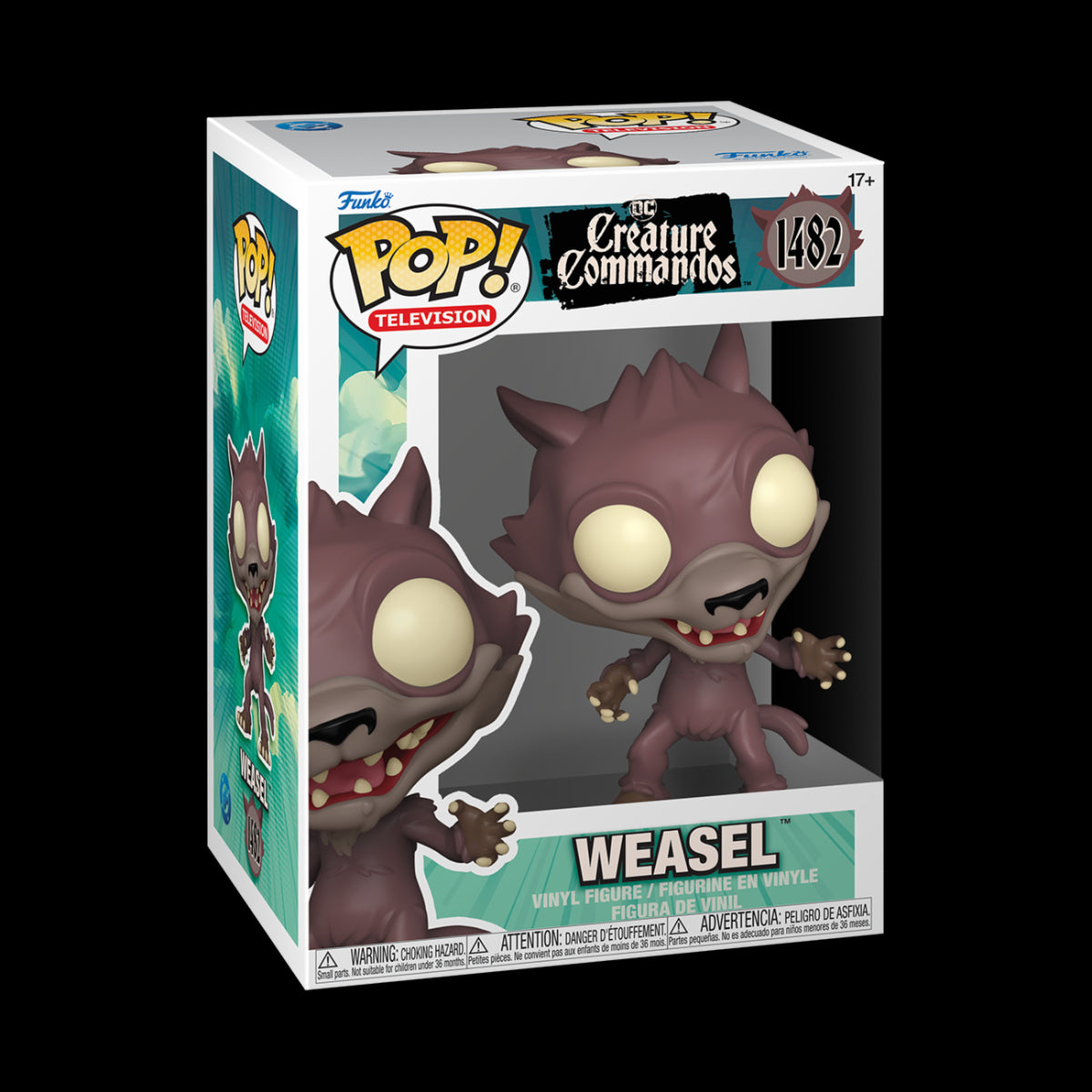 CREATURE COMMANDOS - POP FUNKO VINYL FIGURE 1482 WEASEL 9CM